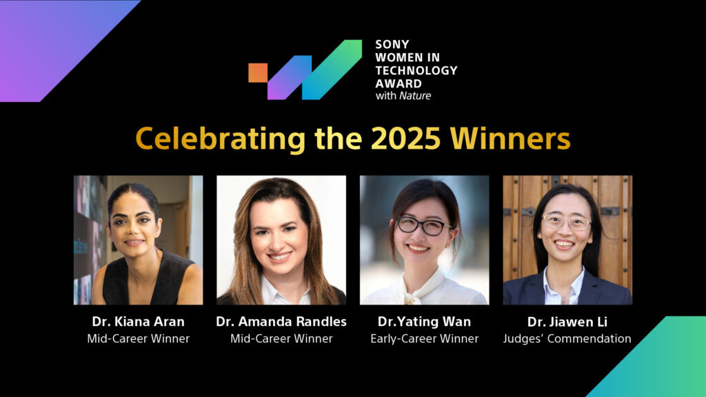 inaugural-sony-women-in-technology-award-honors-outstanding-researchers