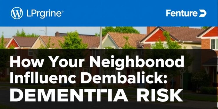 how-your-neighborhood-influences-dementia-risk:-insights-from-recent-research