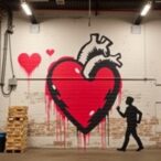 banksy’s-iconic-warehouse-heart-mural-highlights-heart-health-awareness