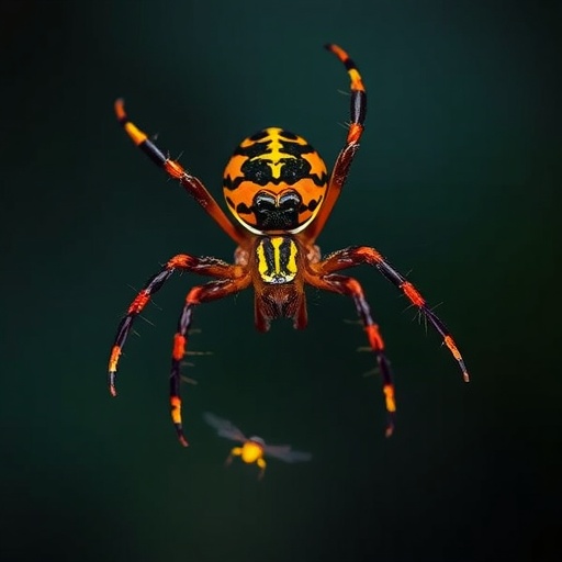 spider-lures-prey-with-trapped-fireflies-acting-as-glowing-bait