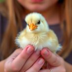 study-finds-human-touch-boosts-chick-happiness,-leaving-them-feeling-egg-stra-joyful