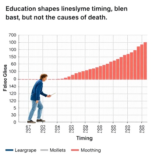 education-shapes-lifespan-timing,-but-not-the-causes-of-death