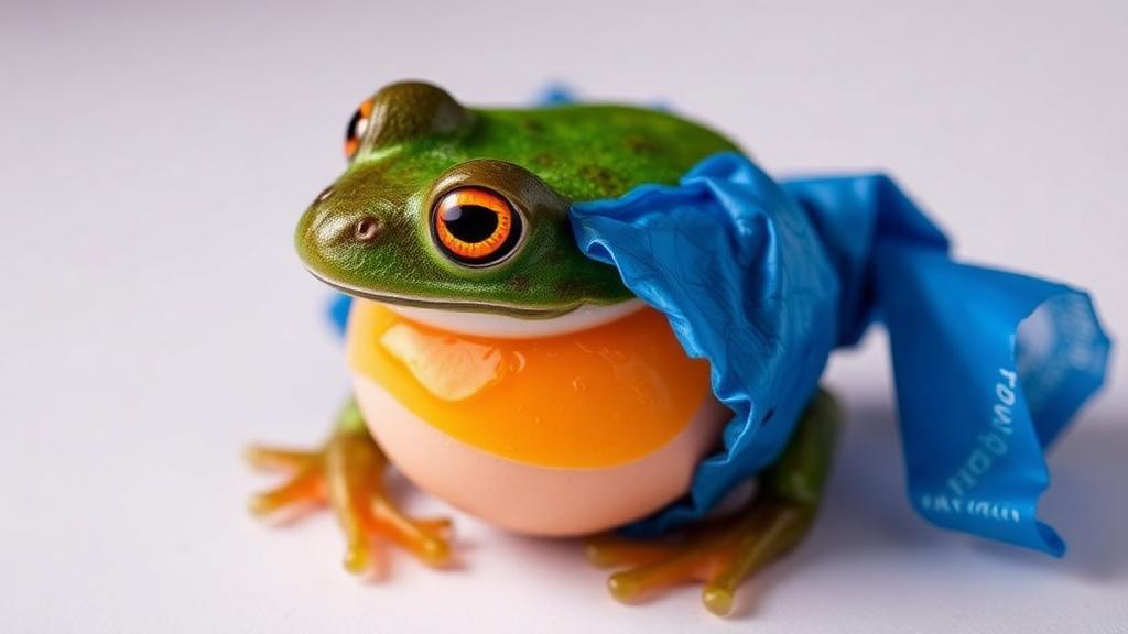 frog-egg-byproduct-inspires-smart-food-wrap-that-changes-color-as-food-spoils