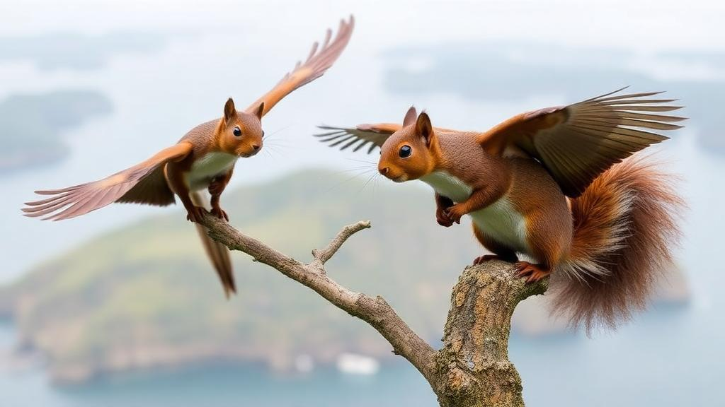 two-giant-flying-squirrels,-one-island,-two-very-different-genetic-journeys
