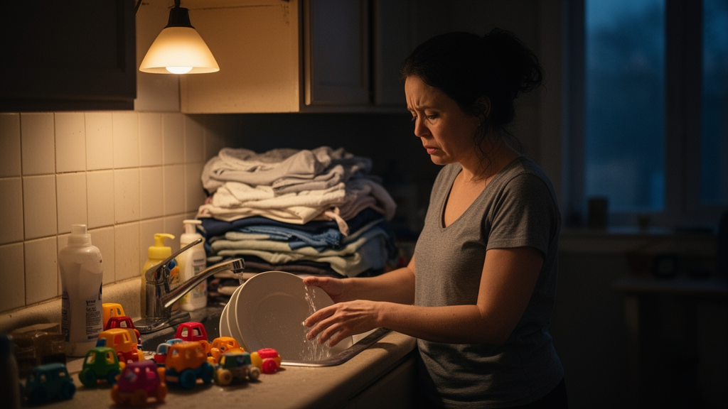 housework-hours-linked-to-depression-in-single-mothers,-korean-study-finds