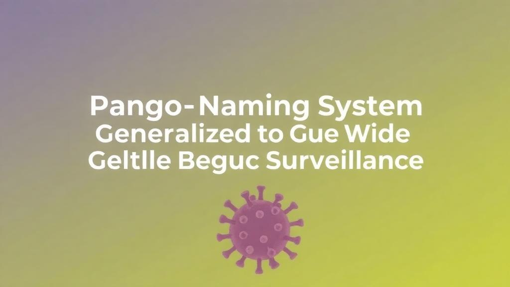 pango-lineage-naming-system-generalized-to-guide-viral-genomic-surveillance