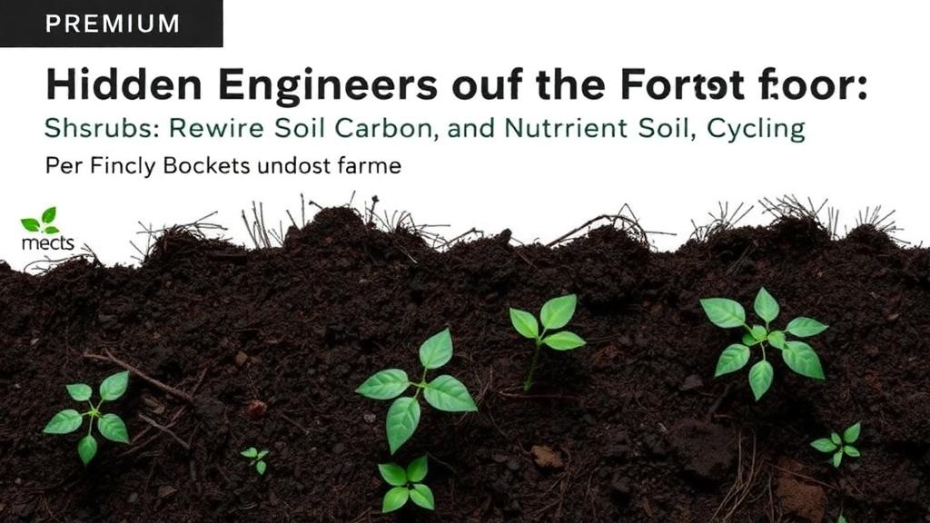 hidden-engineers-of-the-forest-floor:-shrubs-rewire-soil-carbon-and-nutrient-cycling