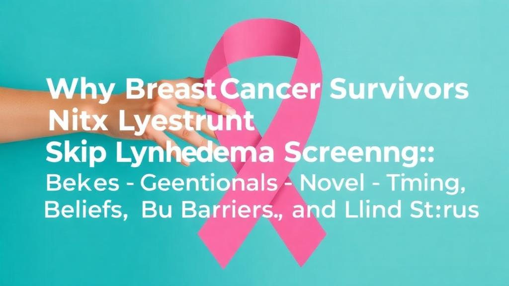 why-breast-cancer-survivors-skip-lymphedema-screening:-beliefs,-barriers-and-blind-spots
