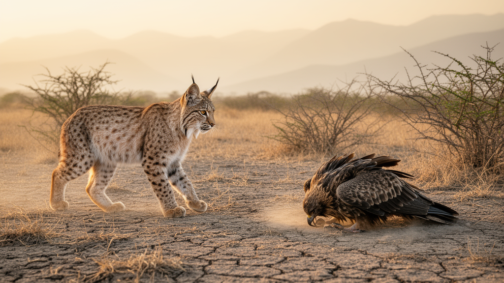 drought-and-disease-drove-lynx-to-prey-on-black-kites